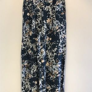 Navy Floral Dress Pants by Catherine Malandrino